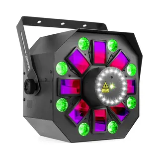 BeamZ MultiBox Disco-Laserprojektor & Stroboskop Schwarz