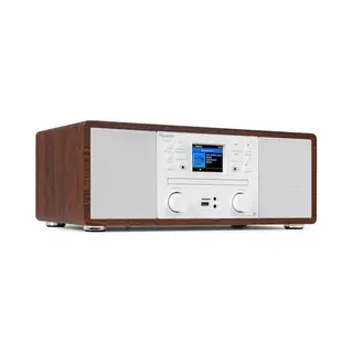 Internetradio - Audizio Avola Alles-in-één Radio Met Bluetooth - Dab+/Fm - Cd Speler - Wit