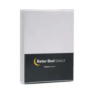 Beter Bed Select Molton - Matrasbeschermer 90 X 210/220 Cm - Matrashoes - 30 Cm - Wit