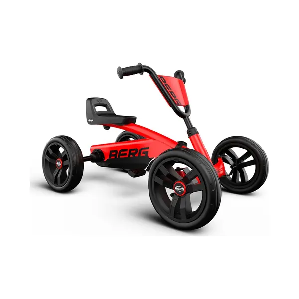 Berg Buzzy Red Go-Kart Für Kinder Ab 2 Jahren, Rotes Tretfahrzeug Kettcar, Kindergokart Tretauto Mit Verstellbarem Lenker Und Sitz thumbnail