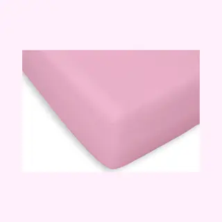 Briljant Baby Jersey Ledikant Hoeslaken - Licht Roze 60 X 120 Cm