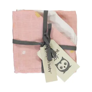 Monddoekjes Briljant Baby Hydrofiel Sunny Pink 3st