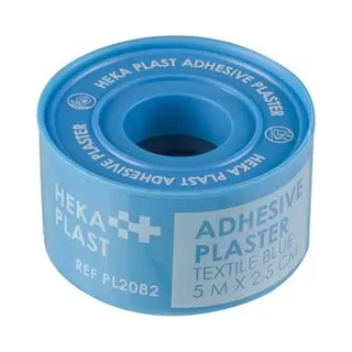 Heka Plast Klebepflaster Textil Blau 5 M X 2, 5 Cm | 1 Stück