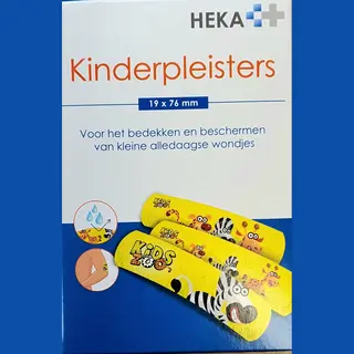 Heka Kinderpleister 19 X 76mm 20 Stuks