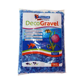 SuperFish Deco Grind Neon Blauw 1KG