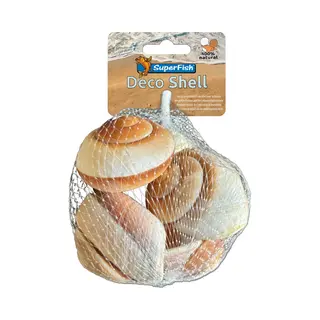 Superfish Decoratie Schelpen Bruin Wit - Slakkenhuizen