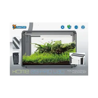 SuperFish Home ProLED 85 Aquarium Wit | 80L | 65 X 40 X 42, 7 Cm