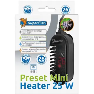 Superfish Preset Mini Aquarium Heater 25W