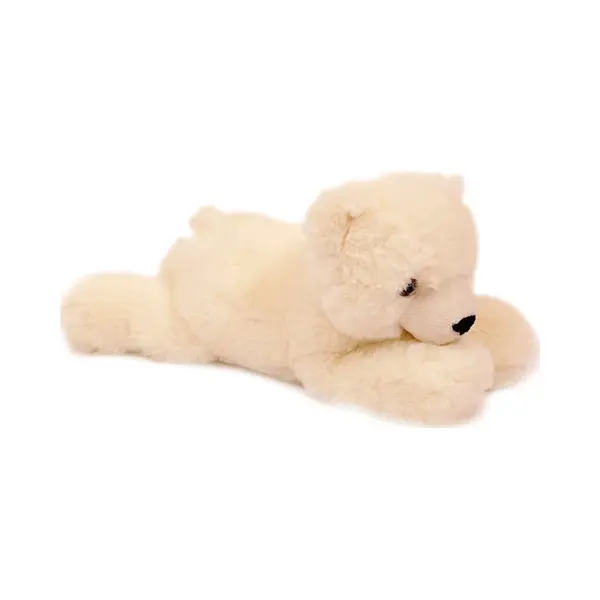 Pia Soft Toys Eco Knuffel IJsbeer Liggend 23 Cm thumbnail