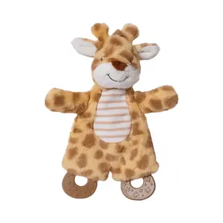 Speelgoedtopdeals - Raf Giraf Knisperdoek Met Bijtring - 25 Cm