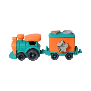 Speelgoedtopdeals – BIOplastic Vormenstoof Trein – Locomotief Met Wagon