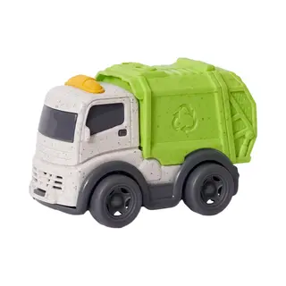 Speelgoedtopdeals - BIOplastic Vuilniswagen - 8 Cm - Duurzaam Speelgoed