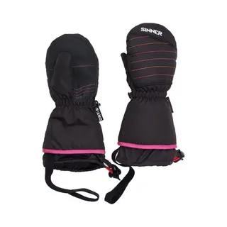Sinner Stratton - Handschoenen/ Wanten - Zwart -Unisex/ Kids - Maat 11-12 Jaar