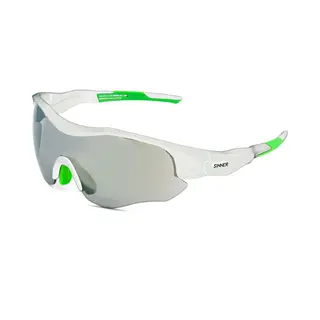 Sinner Triple Ii - Sportbril/ Zonnebril - Sintrast® Lenzen - Wit/ Groen - Golf Lens - Unisex - One Size