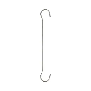 Dubbelhaak / Dubbele C-haak / Ophanghaak / Plafondstang 100mm (10cm), 50 Stuks