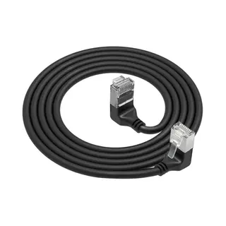 Act DA7905 netwerkkabel Zwart 5 m Cat6a U/Ftp (Stp)