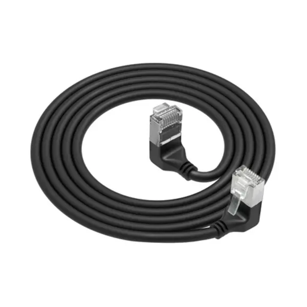 Act DA7905 netwerkkabel Zwart 5 m Cat6a U/Ftp (Stp) thumbnail