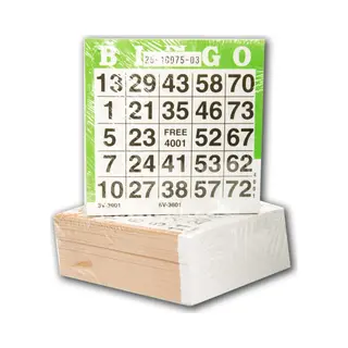 Longfield Bingokaarten - Geluksspel - 500 Vellen Assorti (500 Vellen)