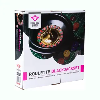 Longfield Roulette - Black Jack Set 30 Cm Compleet