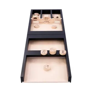 Engelhart - Sjoelbak Spiel Bauernhof 80 Cm -2 Teilen Für Kinder Holzen Scheiben - Holland Billard Shuffleboard Holz