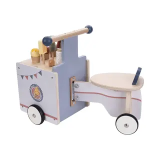 Jack&Jacky - Houten Loopfiets - Ijskar - Multi Kleuren