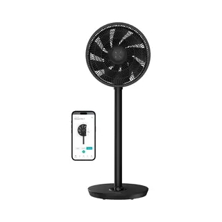 Duux Whisper Flex 2 - Smart Statiefventilator - Staande Ventilator Geruisloos - Zwart