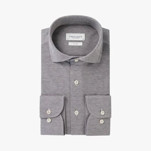 Profuomo Overhemd Groen, Effen thumbnail