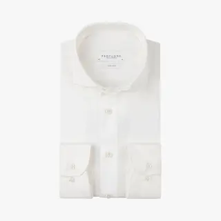 Profuomo Twill Hemd Off White - Größe 42