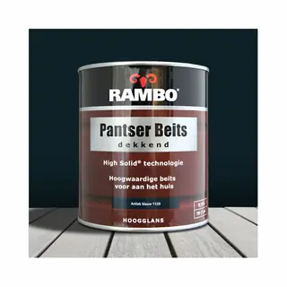Rambo Pantser Beits Dekkend 0, 75 Liter - Antiekblauw