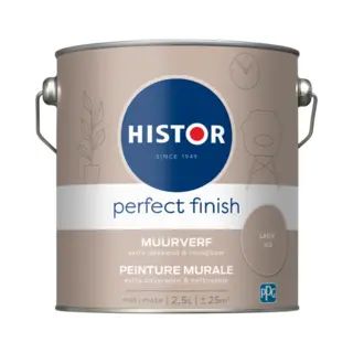 Histor Perfect Finish Muurverf Mat - Perfecte Dekking - Geurarm - 2.5L - Latte Ice - Beige