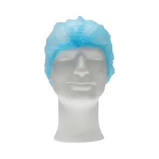 Cmt® | 100 Haarnetjes Blauw Maat M | Latexvrij | Non-woven | Clip Caps | Wegwerp