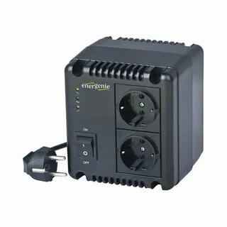 EnerGenie Eg-Avr-1001 spanningregelaar 2 Ac-uitgang(en) 140 - 270 V Zwart