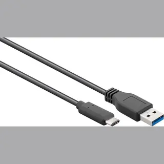Cablexpert Ccp-USB3-Amcm-0.1M Usb Kabel Usb 3.2 Gen 1 (3.1 Gen 1) 0,1 m Usb A Usb C Schwarz