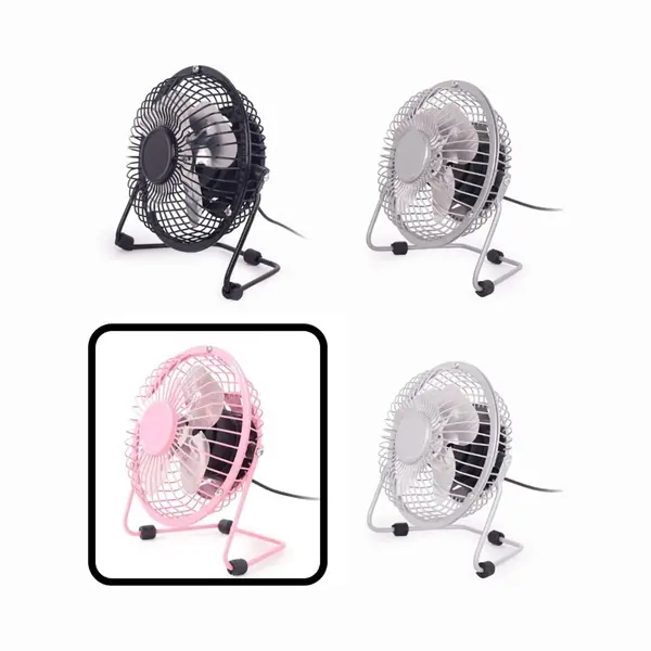 Gembird Usb Desktop Ventilator / Fan 10 Cm - Roze thumbnail