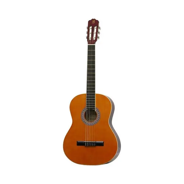 Gomez - 001 4/4 Kindergitarre / Akustik Konzertgitarre Natur, Schülergitarre, Akustikgitarre Für Kinder Im Alter Von 10-12 Jahr thumbnail