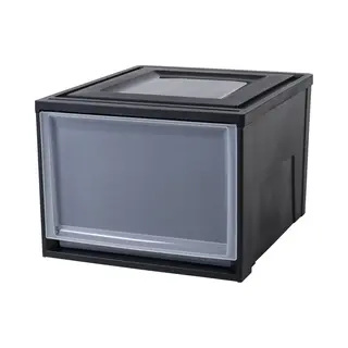 Iris Maxi Drawer - Stapellade 40L - Kunststof - Zwart