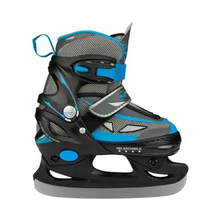Nijdam Galgary - IJshockeyschaatsen Junior - Verstelbaar - Zwart - Wit - Blauw
