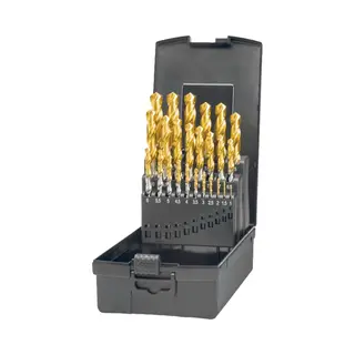 Phantom Athletics, Boorbitje, Phantom 191471300 Hss-Spiralbohrer-Satz Din 338N TiN-Tip 26-teilig (1 Mm - 13 Mm X 0, 5 Mm)
