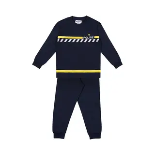 Fun2Wear - Pyjama Baby Politie Uniform | Navy Blauw Meisjes Jongens - Katoen - Maat 80