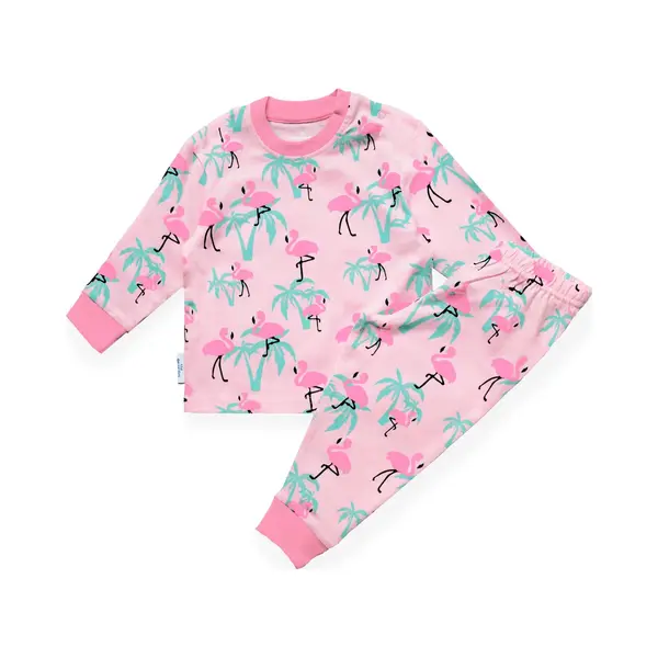 Frogs And Dogs - Pyjama Flamingo - Multicolor - Maat 62 - Meisjes thumbnail