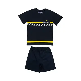 Fun2Wear - Politie Shortama Baby | Marine - Katoen - Maat 80