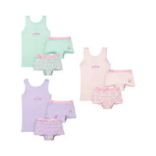 Funderwear - Kleuter/kinder/tiener - Ondergoed Sets - Meisjes - Hartjes - 3 Sets - Maat 140/146