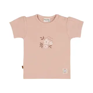 Frogs And Dogs - T-shirt Bloom Ss | Rose Smoke - Katoen - Maat 62