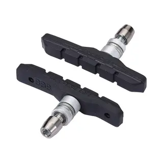 Bbb Cycling Remblokjes Fiets - VeeStop - Velgrem - Compatibel Met Stadsfiets & Mountainbike - V-Brake Remblokken - Zwart - Bbs-04