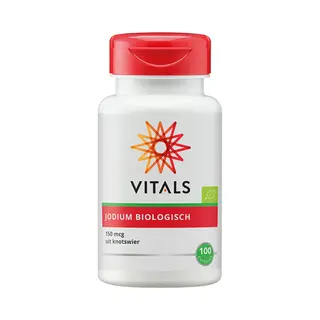 Vitals - Jod Biologisch, 100 Kapseln Aus Biologischem Knotentang. 100% Vegan. Garantiert Durch Dna-Tests. Hergestellt Nach Einem Patentierten