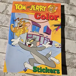 Boek specials nederland bv Warner Bros Color Kleurboek Tom & Jerry - Kleurplaten Met Stickers - 3-6 Jaar
