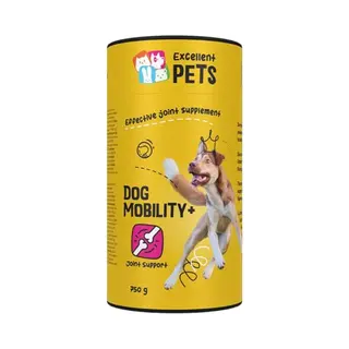 Holland Animal Care Excellent Dog Mobility Plus 750 Gram – Hondenvoer – Ter Ondersteuning Van Pezen, Kraakbeen, Ligamenten En Gewrichten – Hondensnoepjes