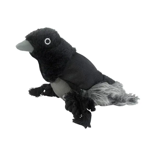 Holland Animal Care Wild Life Collection Dog – Hondenspeelgoed – Hondenspeeltje Met Piep - Hondenknuffel - Raaf thumbnail