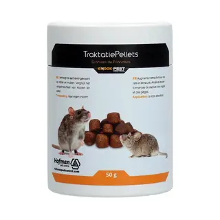 Knock Pest Control Traktatie Pellets 50 Gr – Lokmiddel Voor Muizen En Ratten - Voor In Een Lokdoos – Lokaas – Gifvrij Muizenval – Veilig Voor