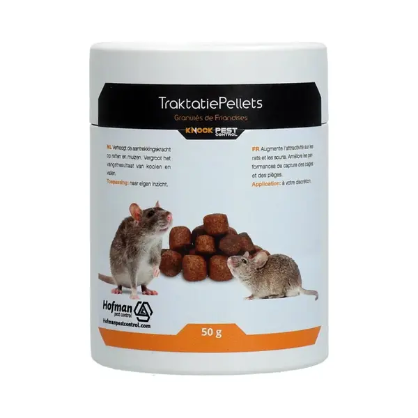 Knock Pest Control Traktatie Pellets 50 Gr – Lokmiddel Voor Muizen En Ratten - Voor In Een Lokdoos – Lokaas – Gifvrij Muizenval – Veilig Voor thumbnail